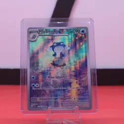 2023 Pokemon TCG Scarlet & Violet 151 MEW-EN Illustration Rare 176 Poliwhirl - Image 1