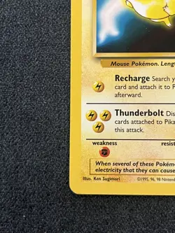 Pokemon TCG Pikachu Wizards Black Star 4 Promos Regular Rare Lightly Played - Image 2