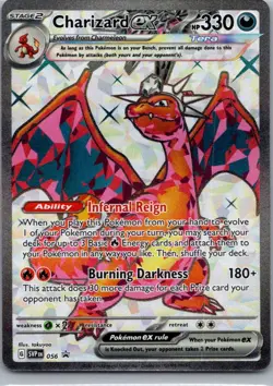 Charizard ex 056 Holo Promo Scarlet & Violet Promo Pokemon Holo Near Mint - Image 1