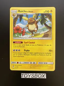 Carte Pokemon Raichu 21/40 / Promo Mc Donald’s 2019 / Exc FR - Image 2