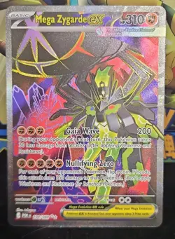 Mega Zygarde ex 104/088 - Full Art Ultra Rare - Pokemon TCG: Perfect Order - NM - Image 1