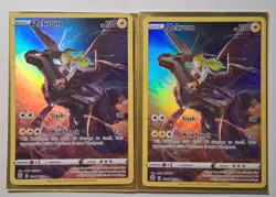 (2) Pokemon Zekrom Ultra Rare Full Art Holos 130 HP Brilliant Stars TG05/TG30 - Image 1
