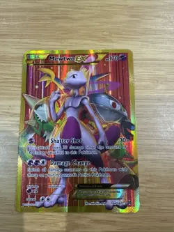 Pokemon Mewtwo EX 164/162 Full Art XY Breakthrough - Image 1