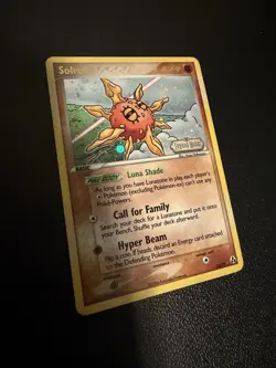 Pokemon EX Legend Maker Solrock Stamped Reverse Holo Rare 25/92 NM - Image 2