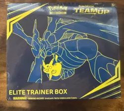 Pokemon Sun & Moon Team Up Elite Trainer Box - Factory Sealed - - Image 1