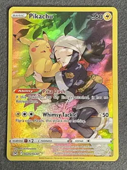 Pikachu TG05/TG30 SWSH11: Lost Origin Trainer Gallery NM Pokemon - Image 1