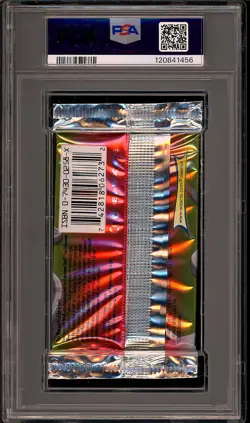 Pokemon 2000 WOTC 1st Edition Neo Genesis Typhlosion Sealed Booster Pack PSA 10 - Image 2