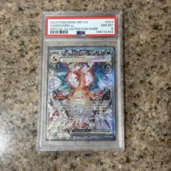 2023 POKEMON OBF EN-OBSIDIAN FLAMES SPECIAL ILLUSTRATION RARE CHARIZARD EX PSA 8 - Image 1