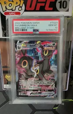Umbreon VMAX PSA 10 Pokemon Brilliant Stars TG23 English Trainer Gallery 2022 - Image 1