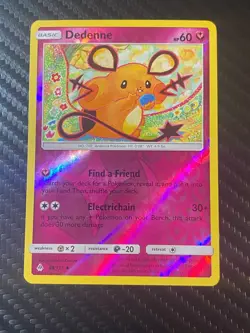Pokemon | Dedenne 88/131 Reverse Holo | Forbidden Light | Sun & Moon - Image 3