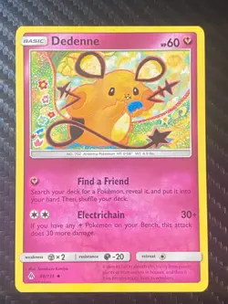 Pokemon | Dedenne 88/131 Reverse Holo | Forbidden Light | Sun & Moon - Image 5