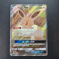 Pokemon TCG Eevee GX SM233 Full Art Promo Black Star Ultra Rare Holo NM - Image 1