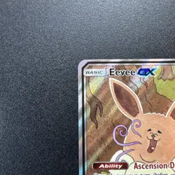 Pokemon TCG Eevee GX SM233 Full Art Promo Black Star Ultra Rare Holo NM - Image 2