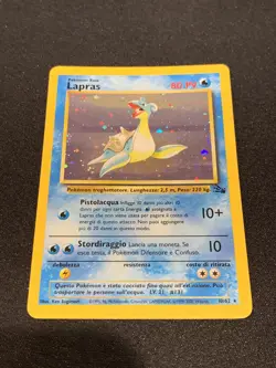 Pokemon Lapras (10/62) [Fossil] Holo *ITALIAN* TCG 1999 - Image 1