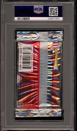 Pokemon 2000 WOTC 1st Edition Neo Genesis Feraligatr Sealed Booster Pack PSA 10 - Image 2