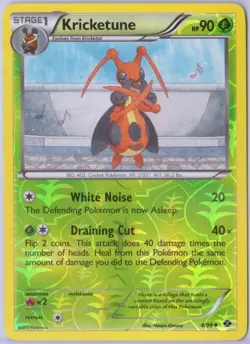 Kricketune - 4/99 - Reverse Holo - Black & White 4: Next Destinies - Pokemon - Image 1
