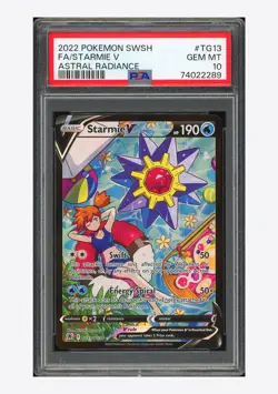 Pokemon PSA 10 Starmie V Ultra Rare 2022 TG13/TG30 Astral Radiance English - Image 1