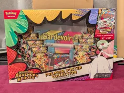 Pokemon Ascended Heroes Premium Poster Mega Gardevoir + Mega Lucario Ex Figure - Image 2