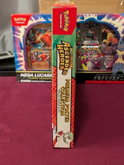 Pokemon Ascended Heroes Premium Poster Mega Gardevoir + Mega Lucario Ex Figure - Image 5