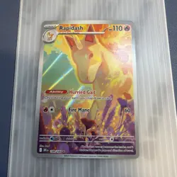 Pokemon TCG Rapidash 189/182 Sv10: Destined Rivals Illustration Rare NM - Image 1