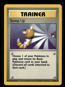 Pokemon TCG Base Set #078/102 Scoop Up - Image 1