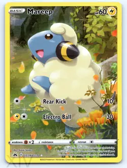 Mareep GG34/GG70 Pokemon Crown Zenith Galarian Gallery Trainer Gallery Rare - Image 1