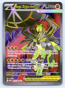 Pokemon Mega Zygarde ex - ME03: Perfect Order POR Holo 104/088 NM - Image 1