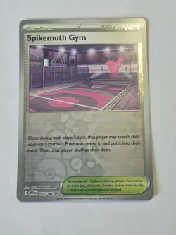 Spikemuth Gym 169/182 Uncommon Destined Rivals Pokemon Reverse Holo Near Mint - Image 1