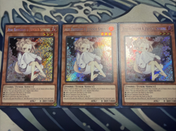 Yugioh Ash Blossom & Joyous Spring Secret Rare RA04-EN025 Alt Art x3 - Image 1