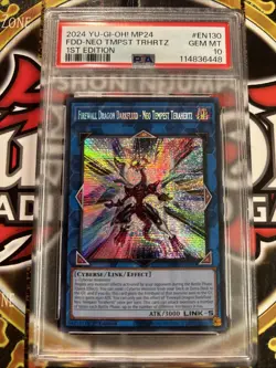 YuGiOh FDD-NEO TEMPEST TERAHERTZ MP24-EN130🔥PSA 10 GEM🔥1st ED-2024 SECRET RARE - Image 1