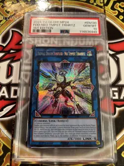YuGiOh FDD-NEO TEMPEST TERAHERTZ MP24-EN130🔥PSA 10 GEM🔥1st ED-2024 SECRET RARE - Image 2