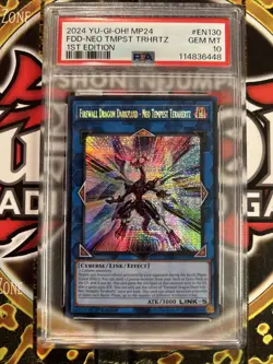 YuGiOh FDD-NEO TEMPEST TERAHERTZ MP24-EN130🔥PSA 10 GEM🔥1st ED-2024 SECRET RARE - Image 3