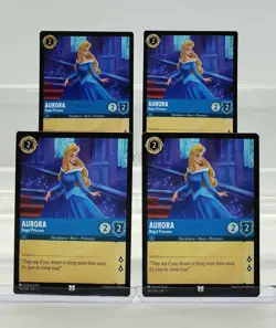 Disney Lorcana Aurora - Regal Princess 140/204 The First Chapter 4 Cards Set - Image 1