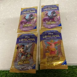 Disney Lorcana - Into the Inklands - 4 Sealed Booster Packs - Image 1