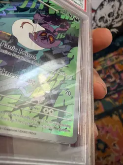 Pokemon Temporal Forces Arbok 176/162 PSA 10 CRACKED DAMAGED SLAB - Image 4