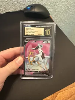 Pokemon TCG Arceus V 165/172 CGC Pristine 10 - Image 1