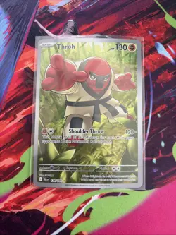 Throh 128/086 Black Bolt Holo Full Art Illustration Rare Pokemon NM-MT - Image 1