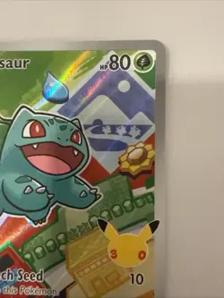 Pokemon Bulbasaur 037 First Partner Illustration Full Art Holo Promo - Image 4