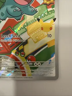 Pokemon Bulbasaur 037 First Partner Illustration Full Art Holo Promo - Image 5