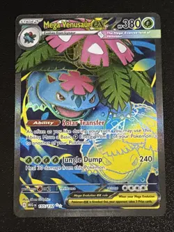 Pokemon TCG Mega Evolution Mega Venusaur ex Ultra Rare 155/132 - Image 1