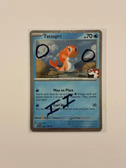 SWIRL 2x Tatsugiri 062/198 Holo Pokemon Prize Pack Scarlet & Violet variant II - Image 1