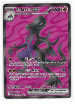 Pokemon TCG Perfect Order #101 Salazzle ex Ultra Rare Full Art - Image 1