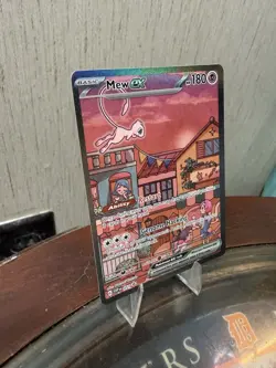 Pokemon TCG Mew EX SVP 053 Scarlet Violet 151 Black Star Promo Full Art - Image 3