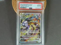 Pokemon Mewtwo VSTAR GG44/GG70 Crown Zenith: Galarian Gallery Holo PSA 8 - Image 1