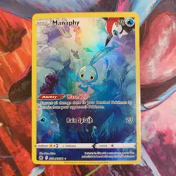 Manaphy GG06/GG70 Holo Crown Zenith Galarian Gallery Pokemon NM #3 - Image 1