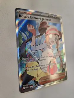 Rosa's Encouragement 114/088 Pokemon Perfect Order Ultra Rare Full Art Trainer - Image 2