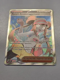 Rosa's Encouragement 114/088 Pokemon Perfect Order Ultra Rare Full Art Trainer - Image 3
