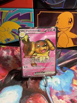 Pokemon TCG Dachsbun EX 160/142 Stellar Crown Ultra Rare - Image 1