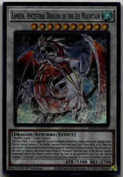 Lancea, Ancestral Dragon of the Ice Mountain (Ultra Rare) Ultra Rare Rarity Coll - Image 1