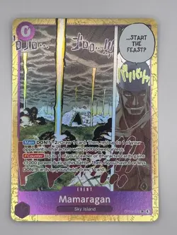 MAMARAGAN OP15-078 SUPER RARE ADVENTURE ON KAMI'S ISLAND ONE PIECE NEAR MINT - Image 1